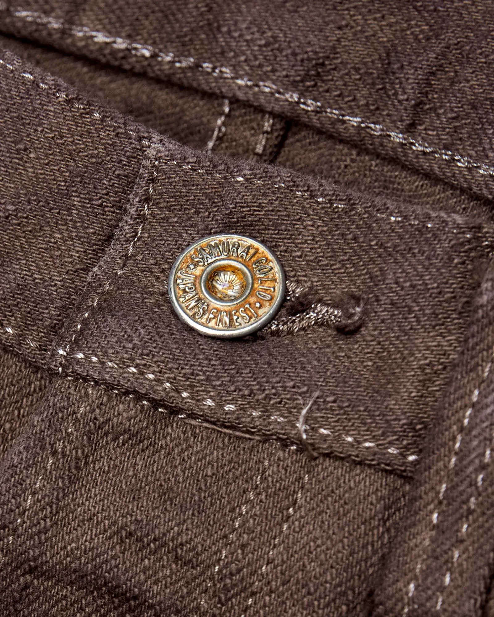 BOS211XX-KU "Shizen" 18oz Kuri Chestnut Selvedge Denim - Relaxed Tapered Fit