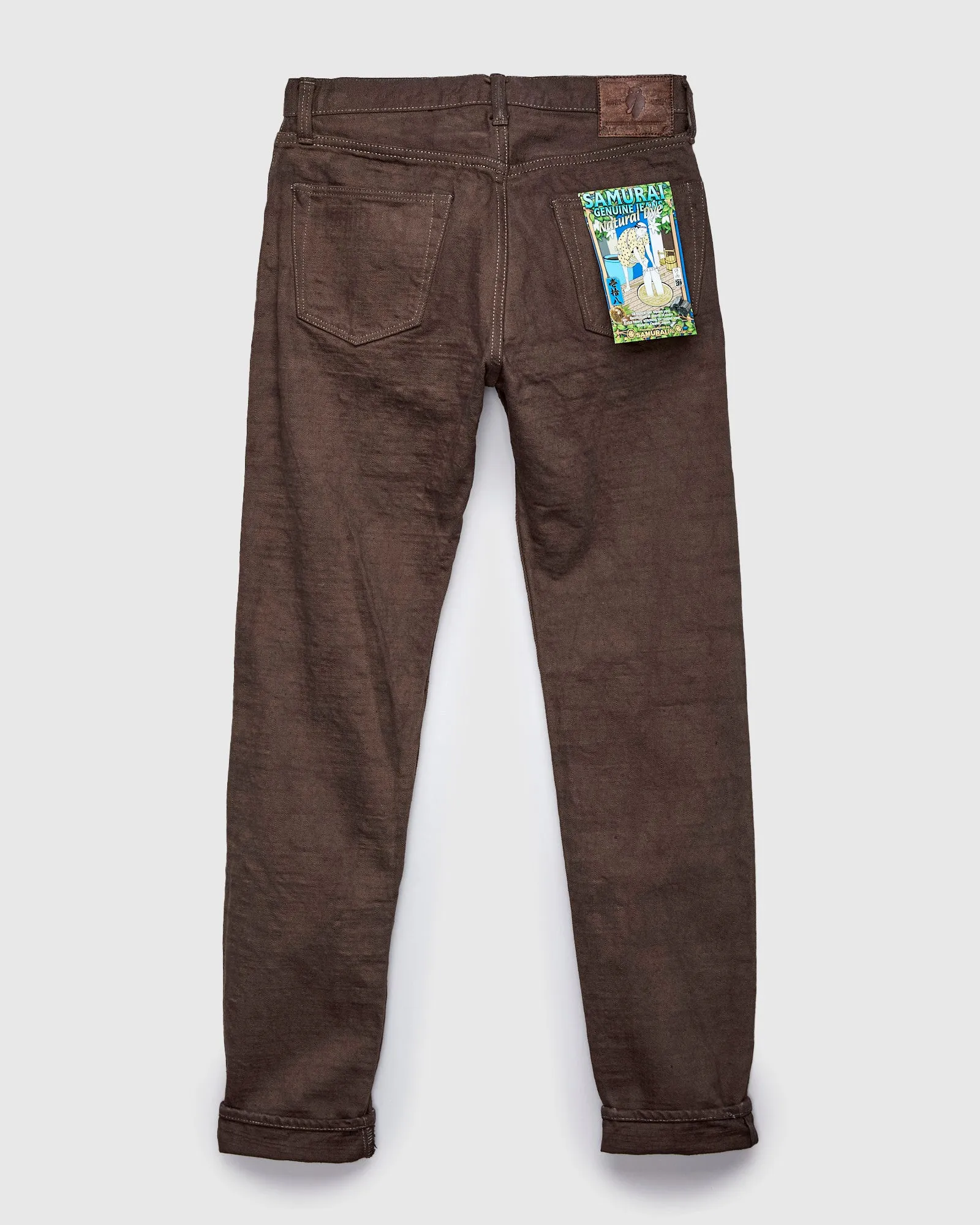 BOS211XX-KU "Shizen" 18oz Kuri Chestnut Selvedge Denim - Relaxed Tapered Fit