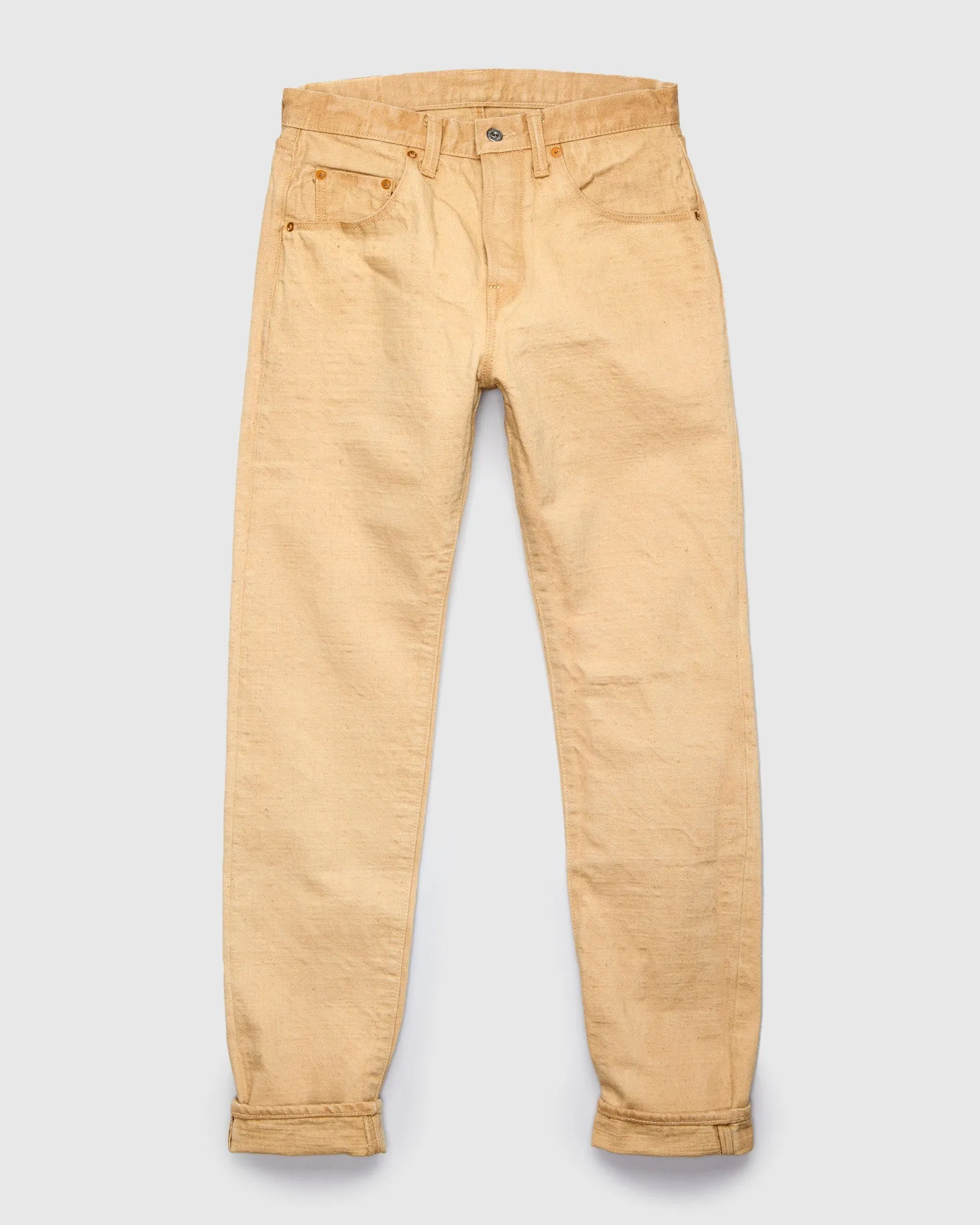 BOS211XX-SH "Shizen" 18oz Shibuki Chestnut Selvedge Denim - Relaxed Tapered Fit