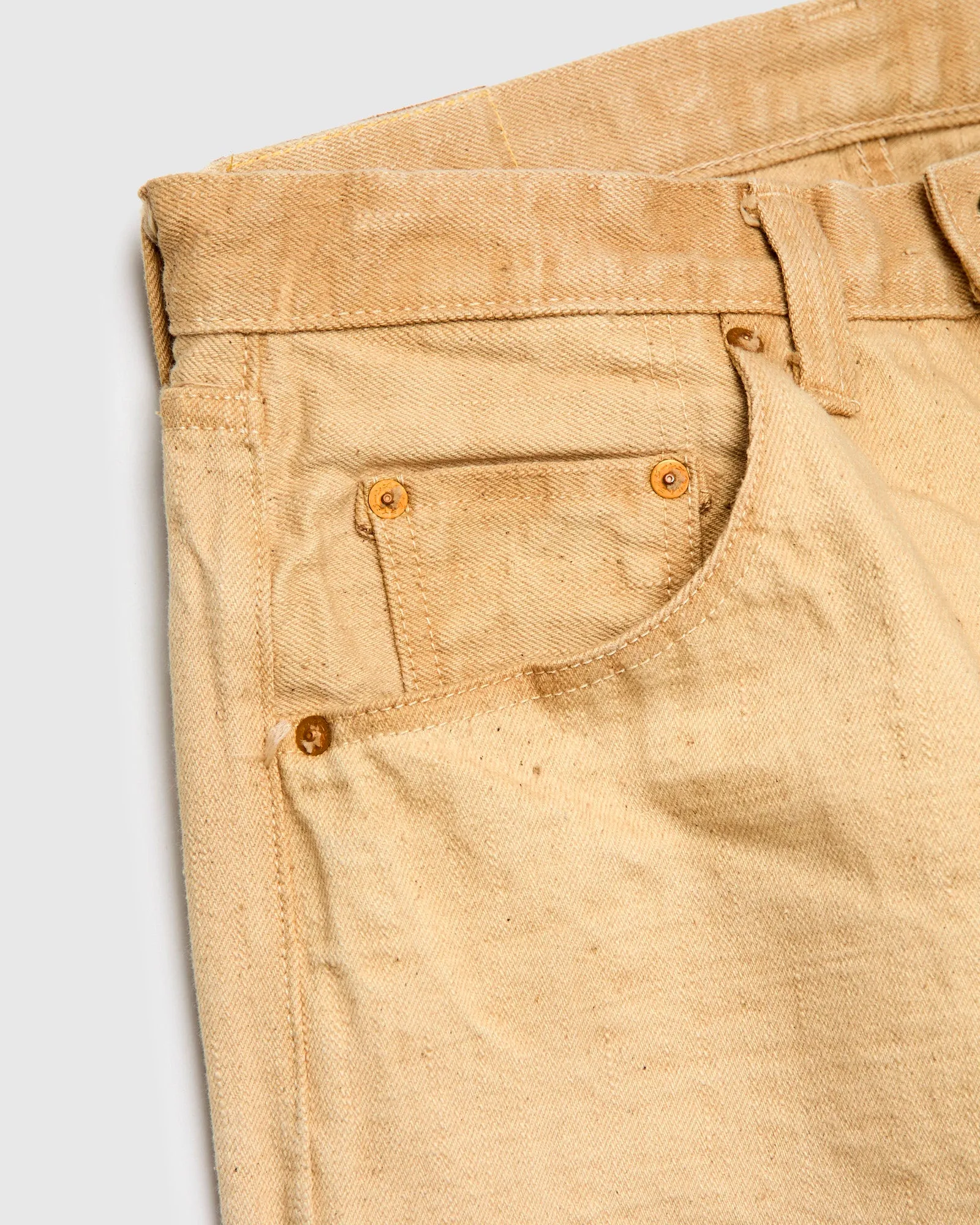 BOS211XX-SH "Shizen" 18oz Shibuki Chestnut Selvedge Denim - Relaxed Tapered Fit