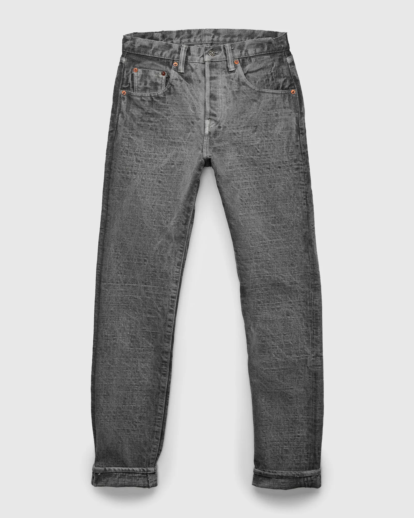 BOS211XX-SU "Shizen" 18oz Sumi Ink Selvedge Denim - Relaxed Tapered Fit