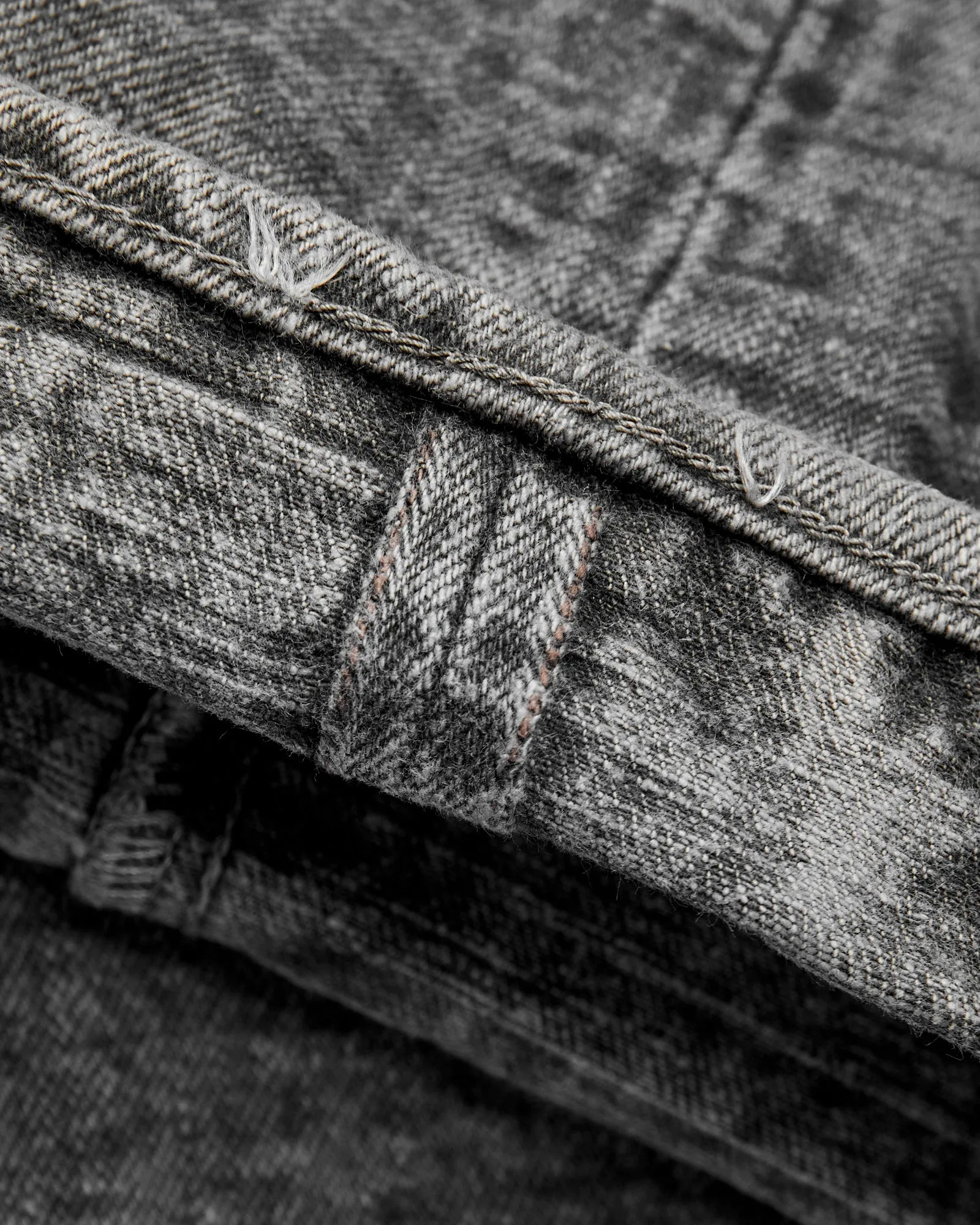 BOS211XX-SU "Shizen" 18oz Sumi Ink Selvedge Denim - Relaxed Tapered Fit