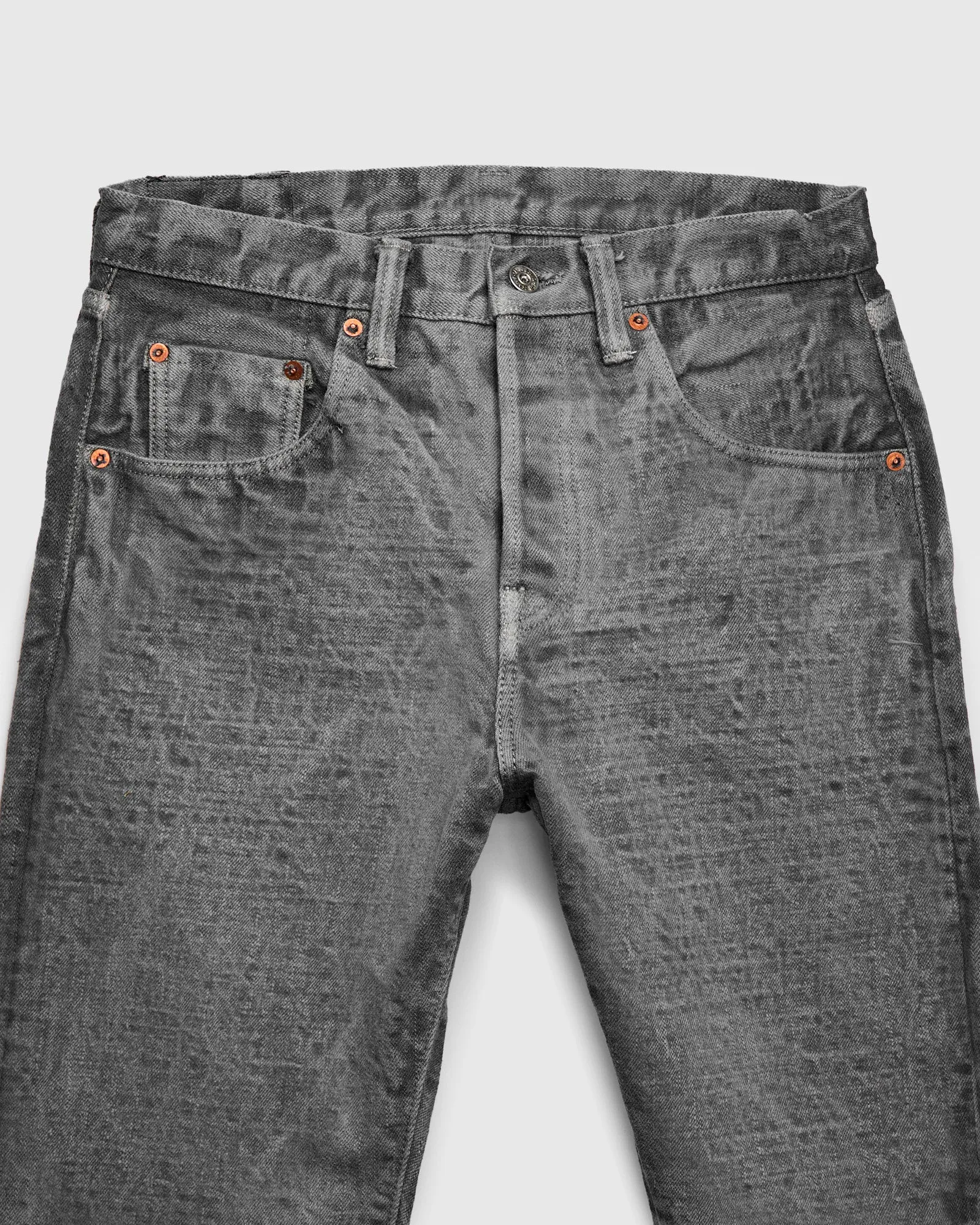 BOS211XX-SU "Shizen" 18oz Sumi Ink Selvedge Denim - Relaxed Tapered Fit
