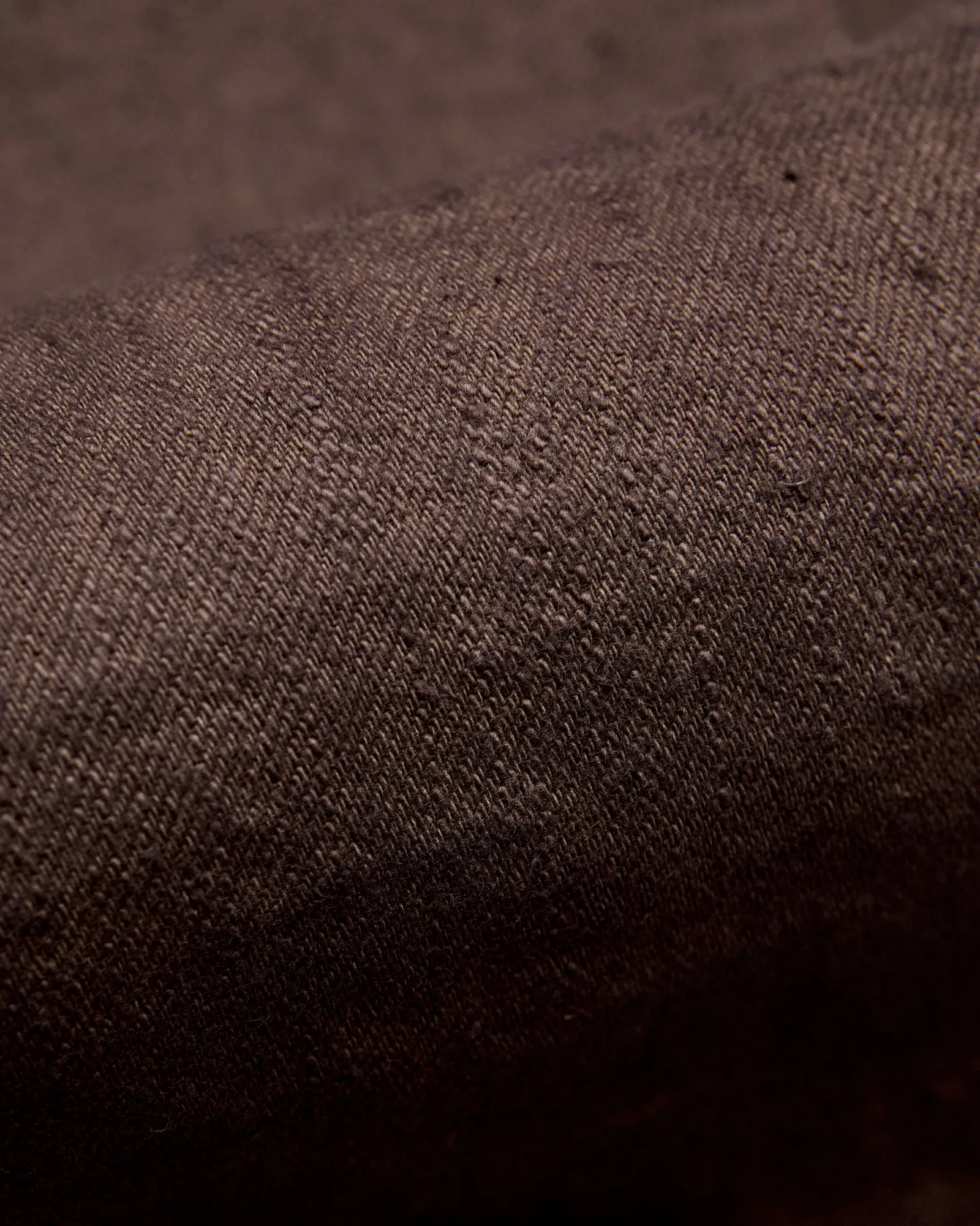 BOS710XX-KU "Shizen" 18oz Kuri Chestnut Selvedge Denim - Slim Straight Fit