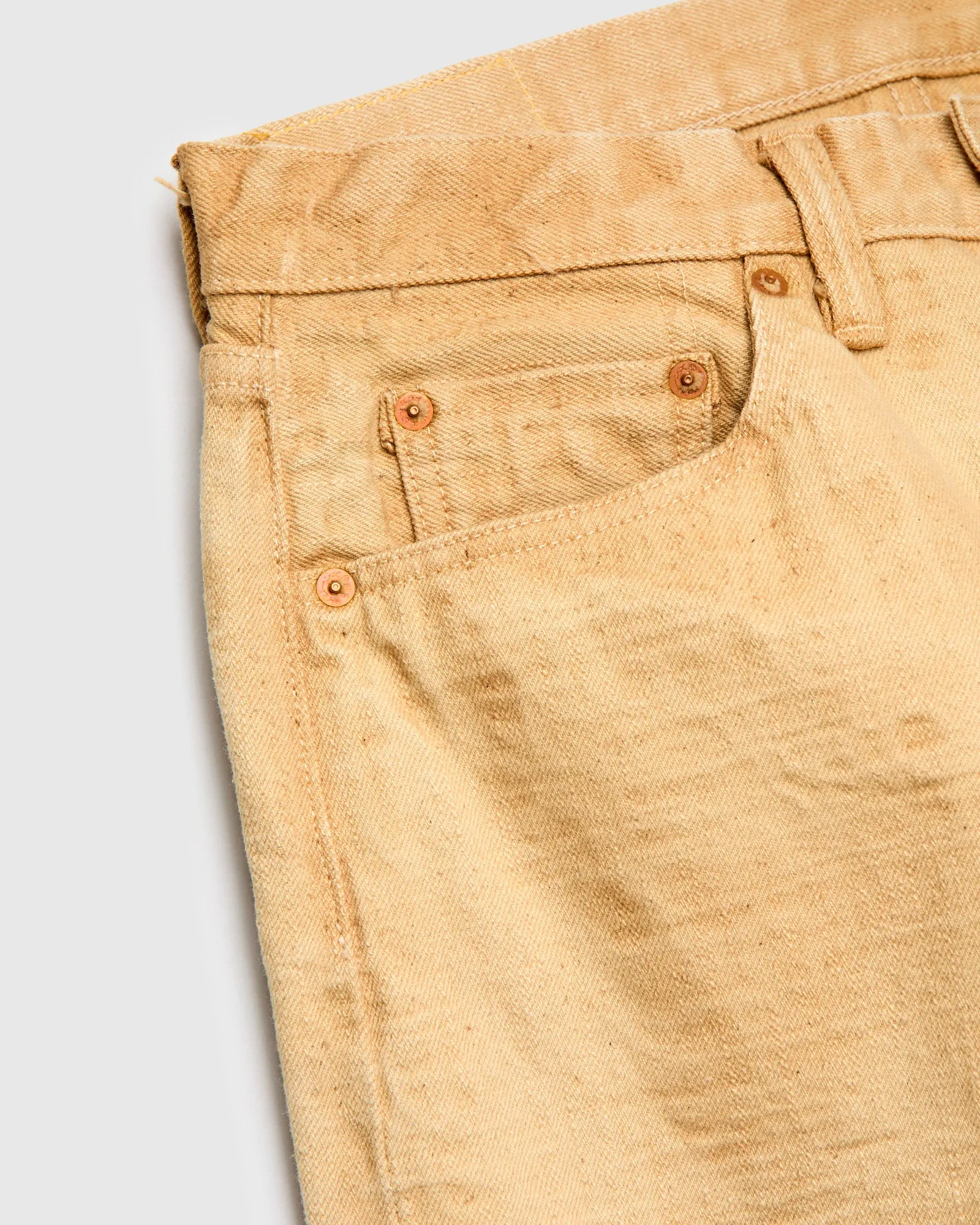 BOS710XX-SH "Shizen" 18oz Shibuki Chestnut Selvedge Denim - Slim Straight Fit