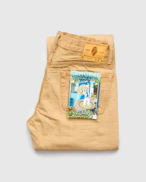 BOS710XX-SH "Shizen" 18oz Shibuki Chestnut Selvedge Denim - Slim Straight Fit