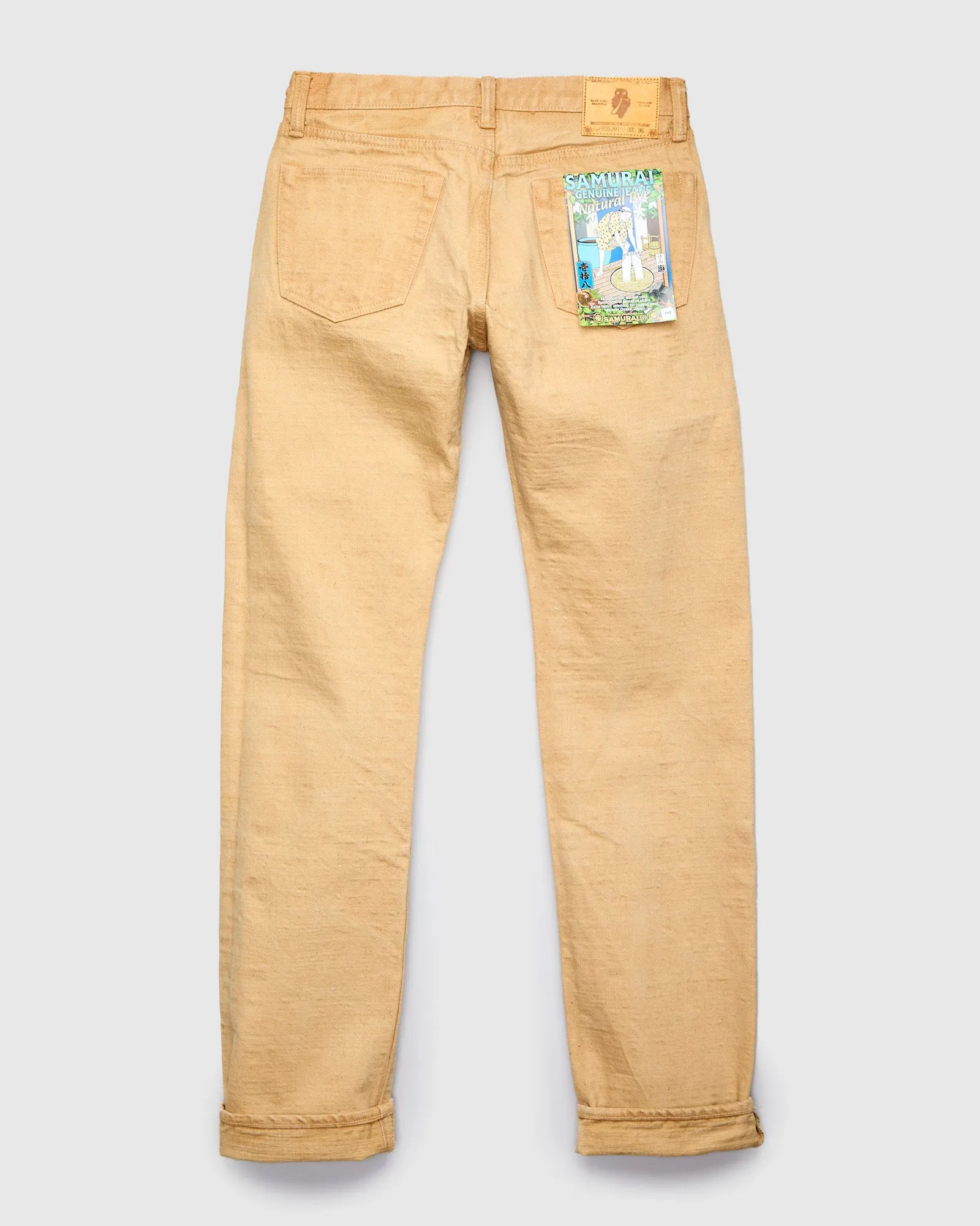 BOS710XX-SH "Shizen" 18oz Shibuki Chestnut Selvedge Denim - Slim Straight Fit