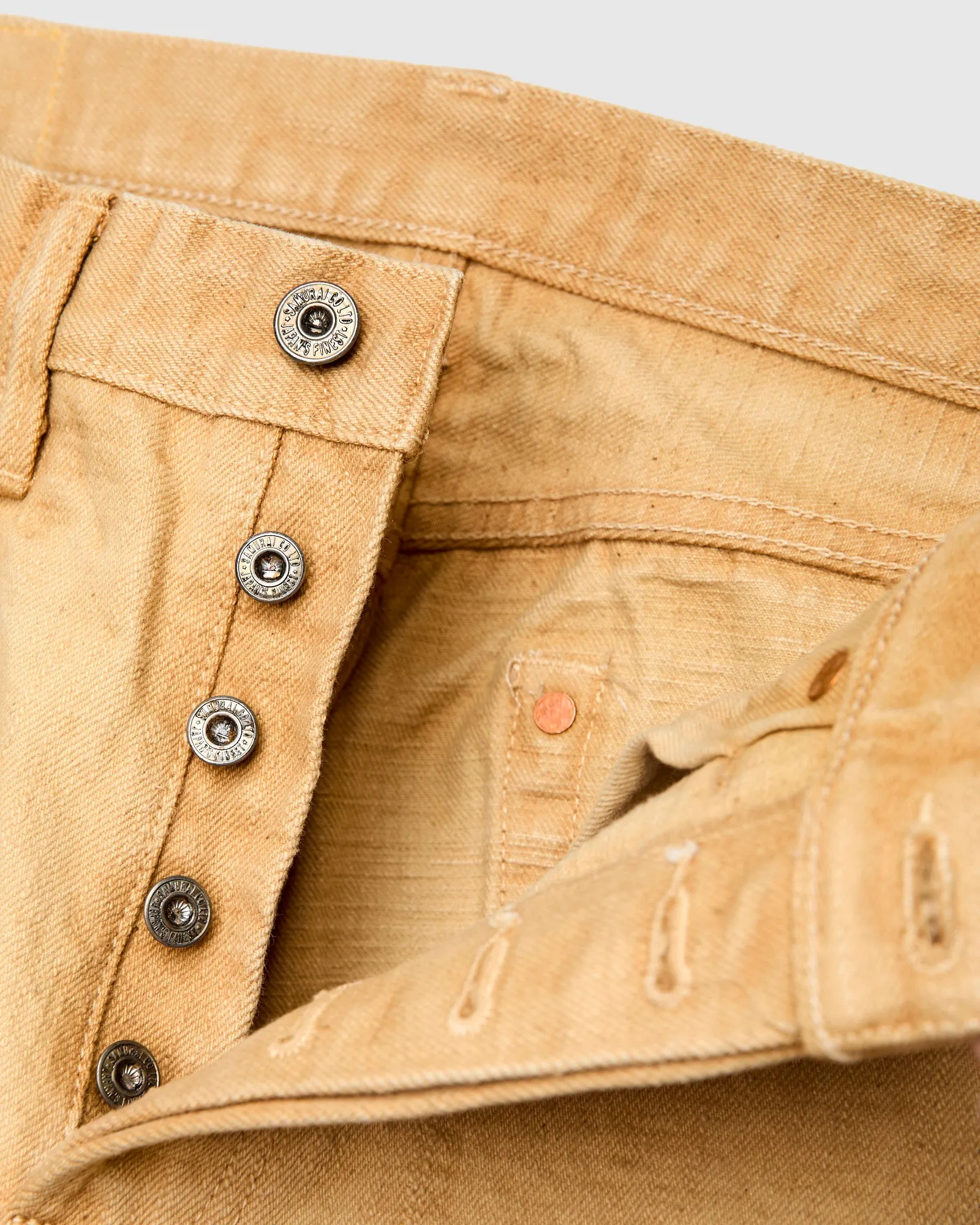 BOS710XX-SH "Shizen" 18oz Shibuki Chestnut Selvedge Denim - Slim Straight Fit
