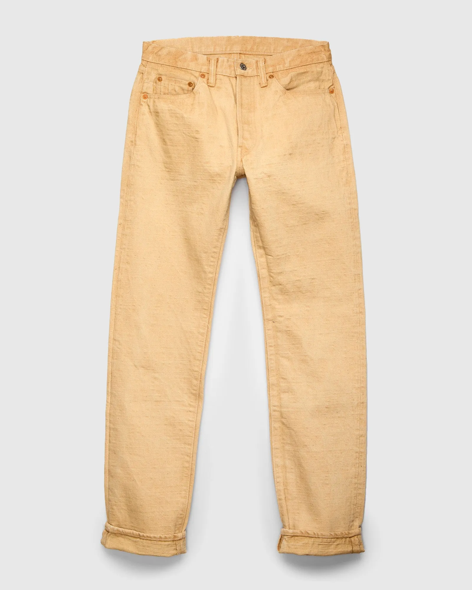BOS710XX-SH "Shizen" 18oz Shibuki Chestnut Selvedge Denim - Slim Straight Fit