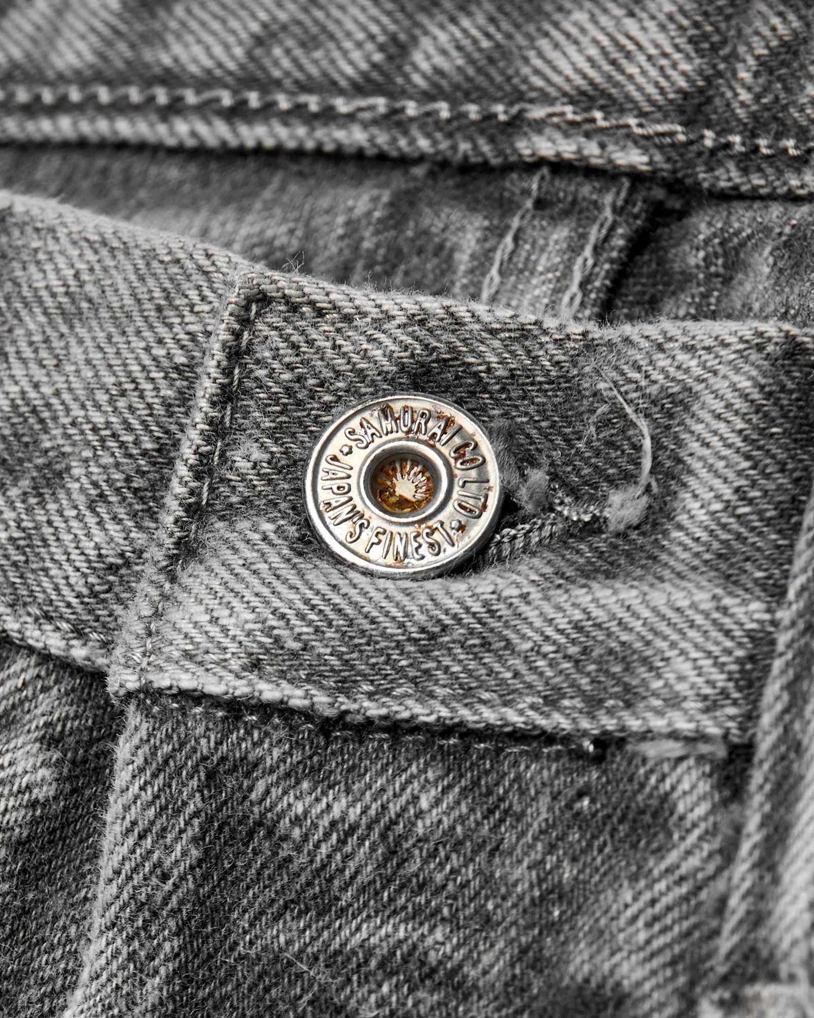 BOS710XX-SU "Shizen" 18oz Sumi Ink Selvedge Denim - Slim Straight Fit