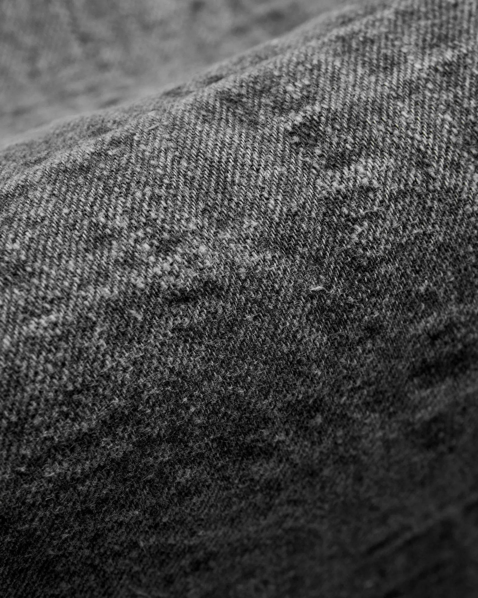 BOS710XX-SU "Shizen" 18oz Sumi Ink Selvedge Denim - Slim Straight Fit