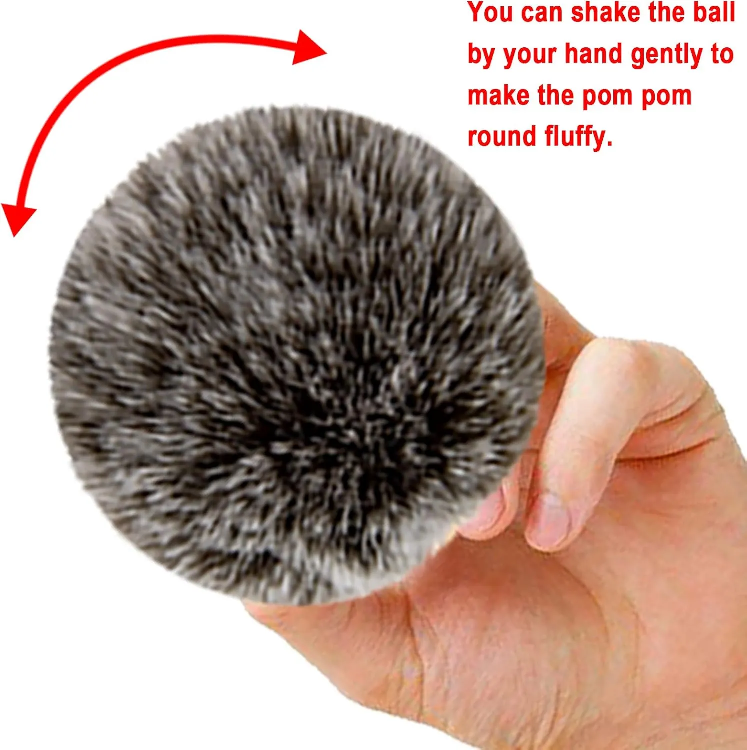 BQTQ 26 Pieces Faux Fur Pom Poms DIY Fluffy Faux Fur Pom Pom with Elastic Buckle for Bag Accessories Gloves Scarf Key Ring (13 Colours)