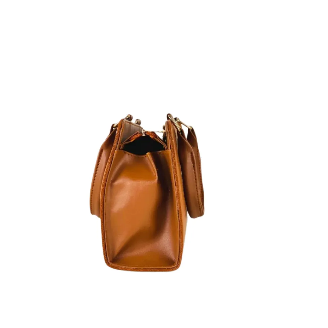 Brown Rhine Tote Bag