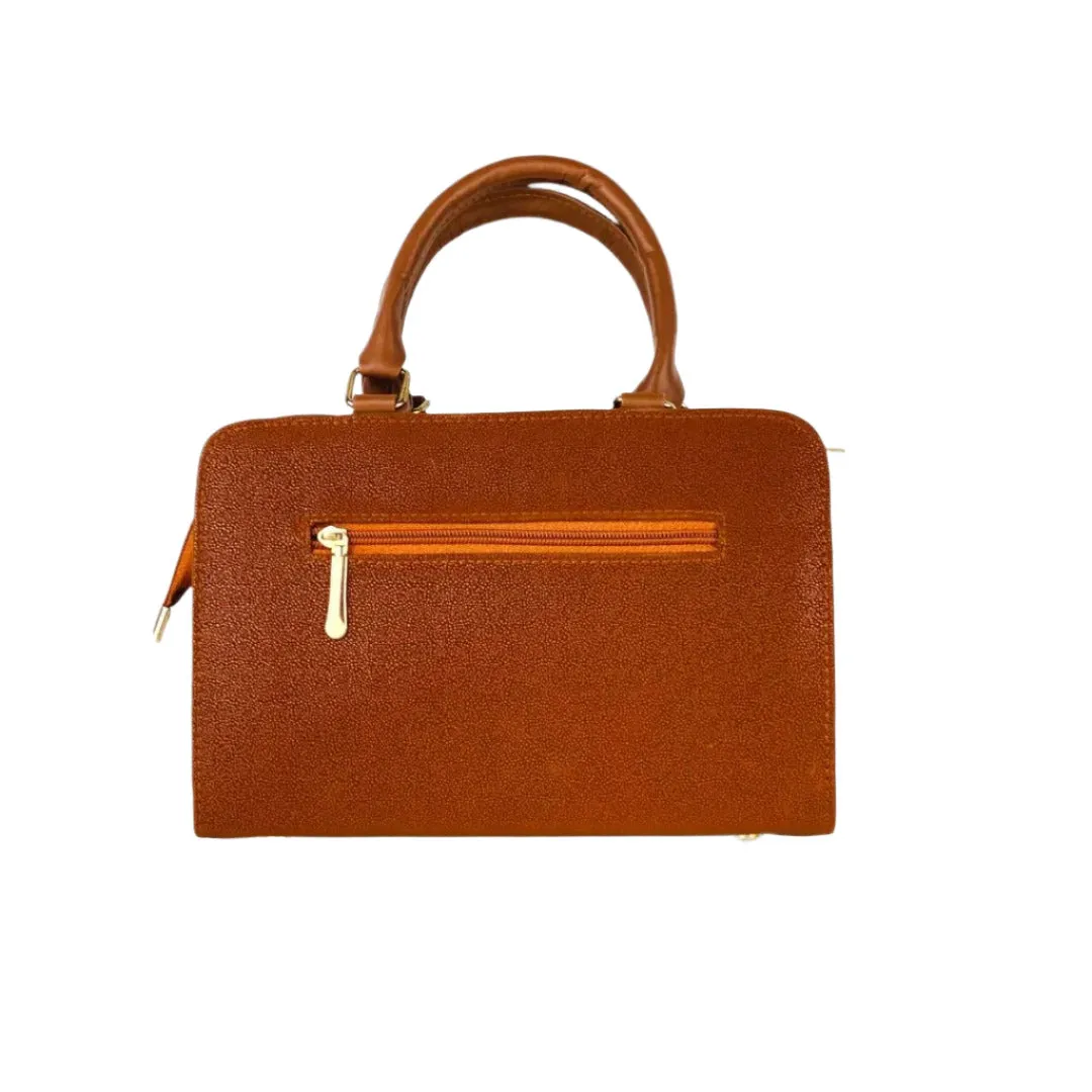 Brown Rhine Tote Bag