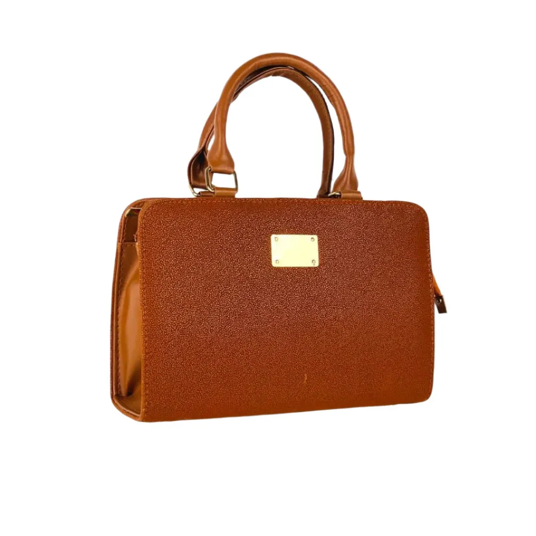 Brown Rhine Tote Bag