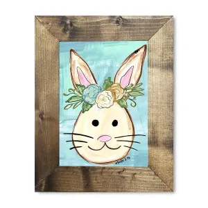 Bunny - 8" x 10", Framed Art