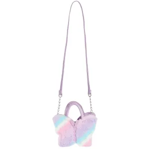 Butterfly Faux Fur Crossbody