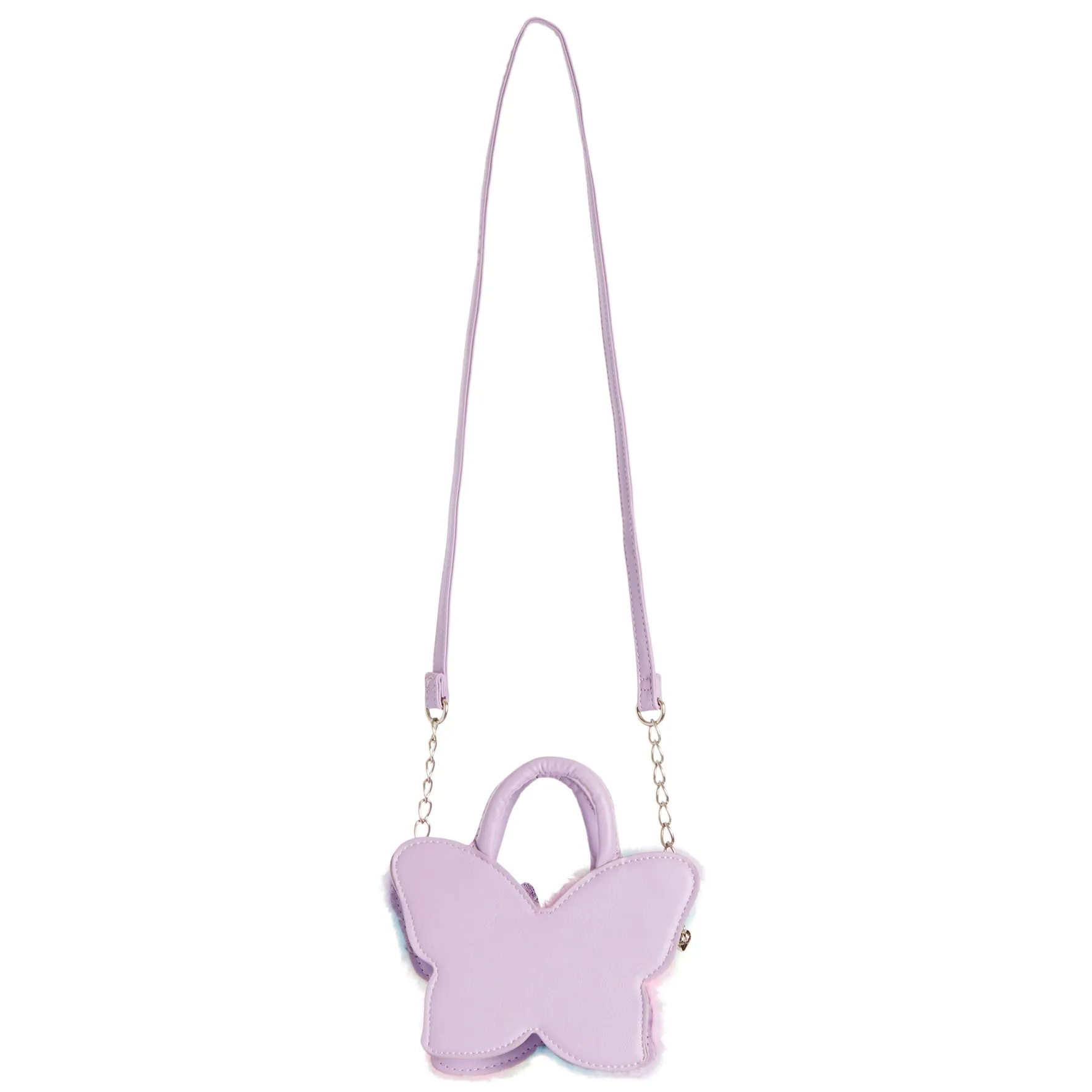 Butterfly Faux Fur Crossbody