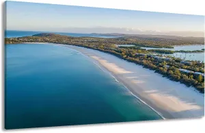 Canvas Wall Art Prints Aerial view Noosa Queensland Large Framed Wall Art Painting Artwork Poster Hanging Home Decor for Living Room Office Bathroom 30"x60"