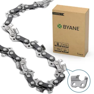 Carbide Chainsaw Chain 16 Inch, 3/8" LP Pitch, 050" Gauge, 56 Drive Links, Gifts for Men, Father's Day Gifts, Fits Craftsman, Poulan, Ryobi, Echo, Greenworks, and More- S56 (1 Chain).