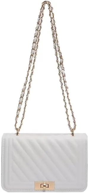 Casual Thread Lock Trendy Personalized Fashion Small Square Bag for WomenChain Simple Single Shoulder Crossbody Bag