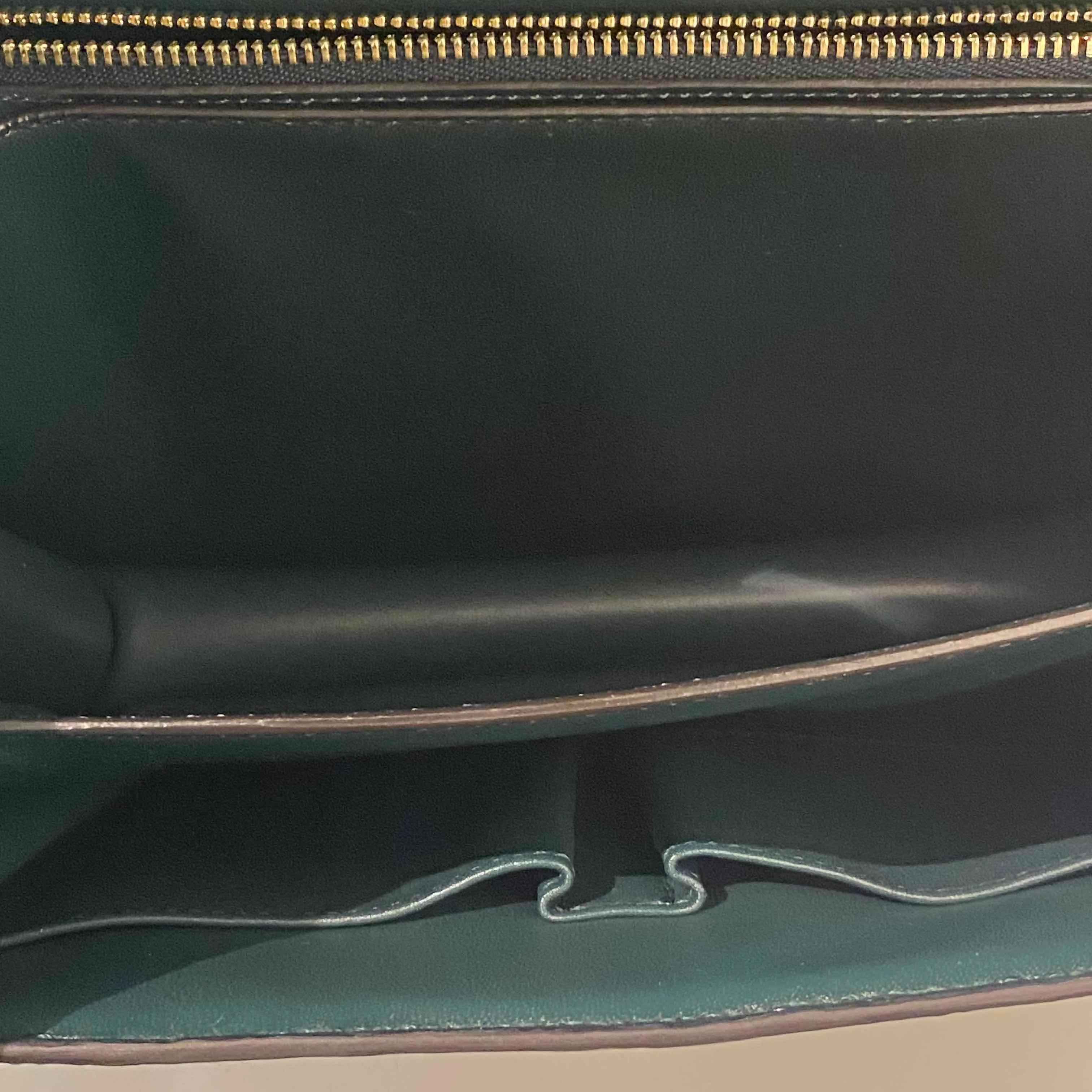 Celine Box Bag Green Leather Crossbody Bag