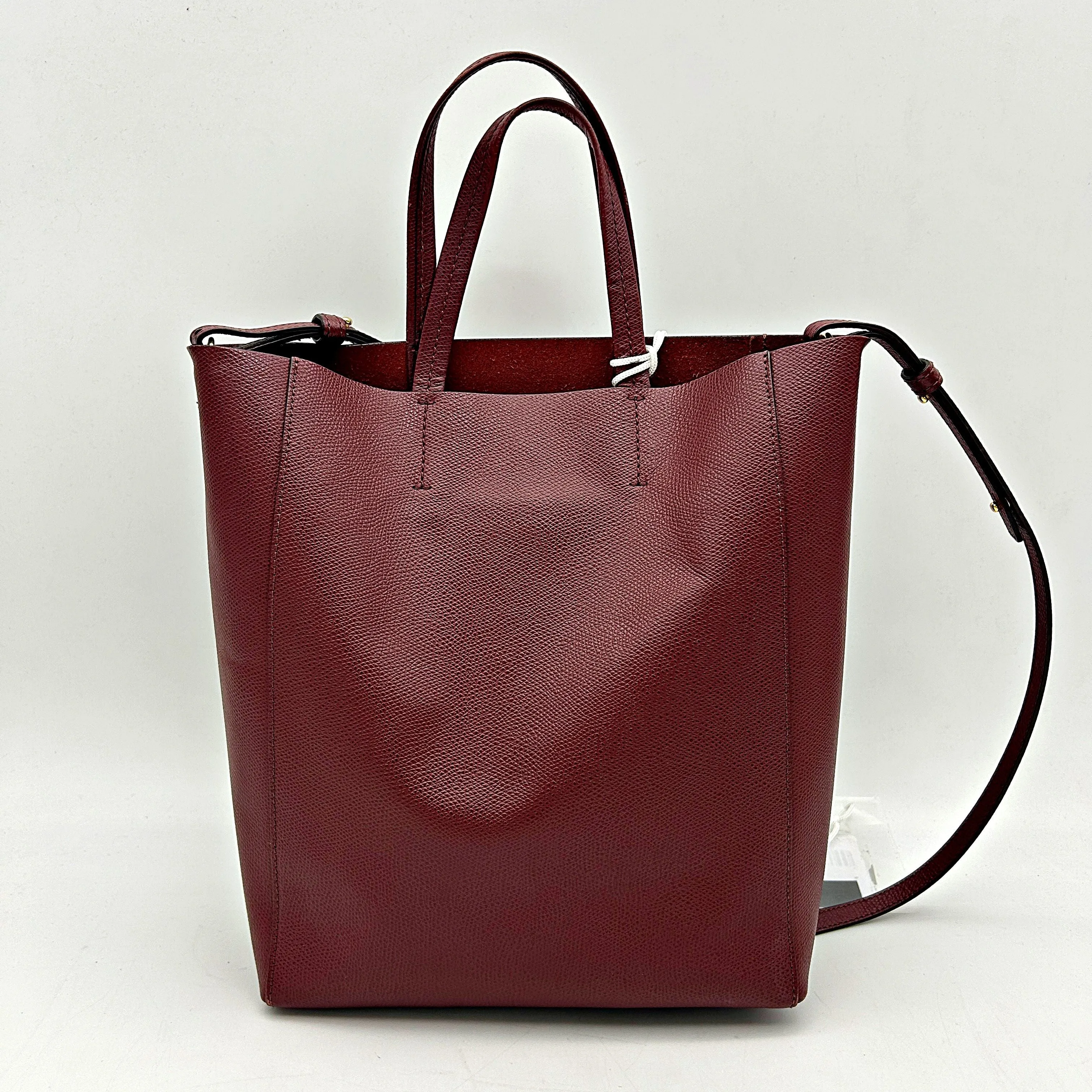 Celine Small Vertical Cabas Tote - Burgundy Totes, Handbags LA24467