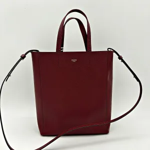 Celine Small Vertical Cabas Tote - Burgundy Totes, Handbags LA24467