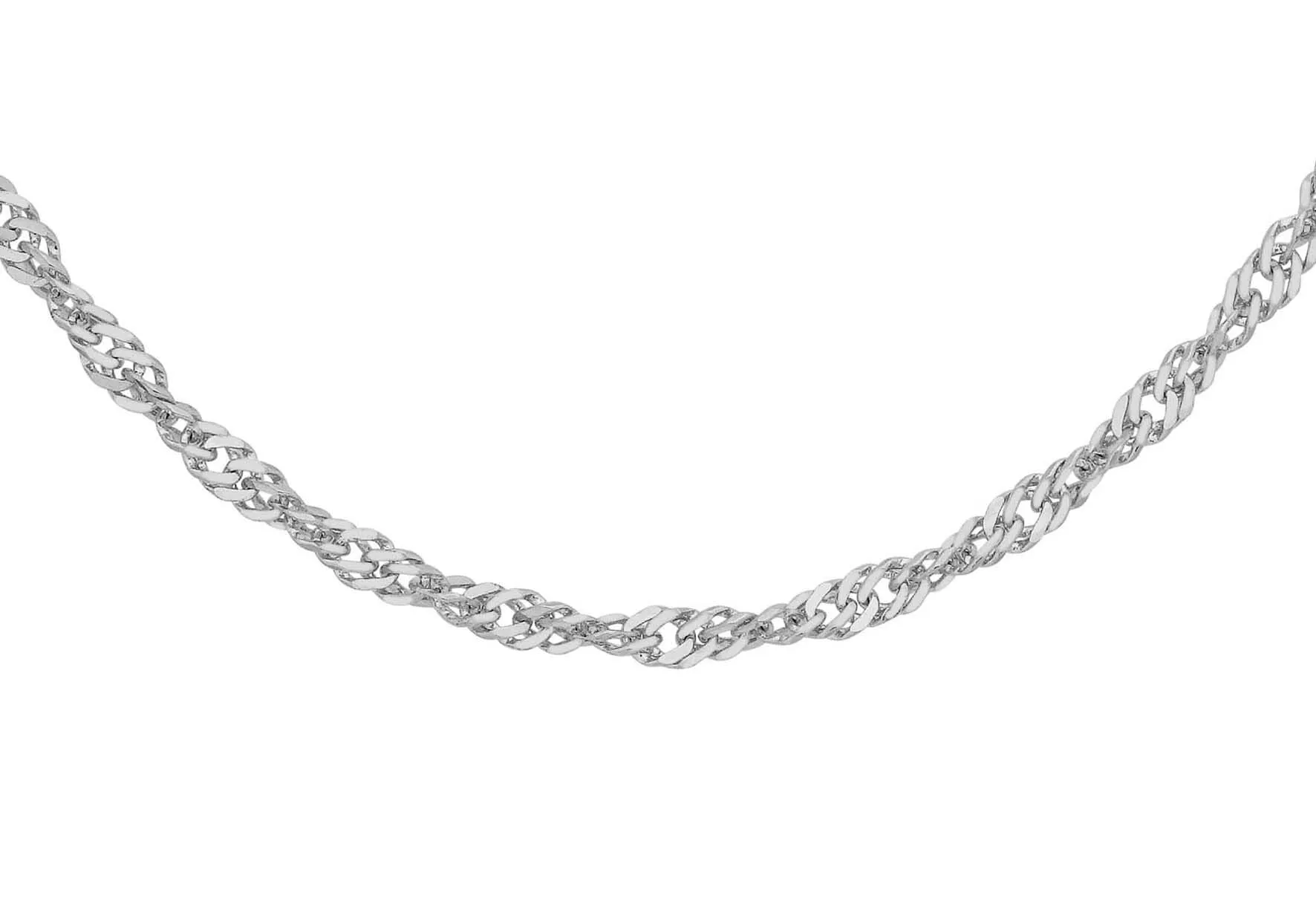 chain twist curb 9ct wg Streamlined shipping Time-sensitive