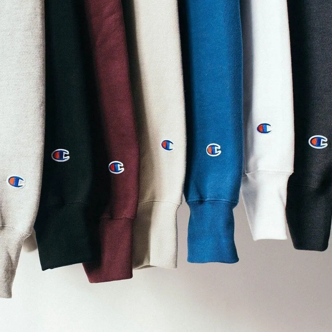 Champion Mens Big and Tall Full Zip Hoodie Classic Embroidered Logo
