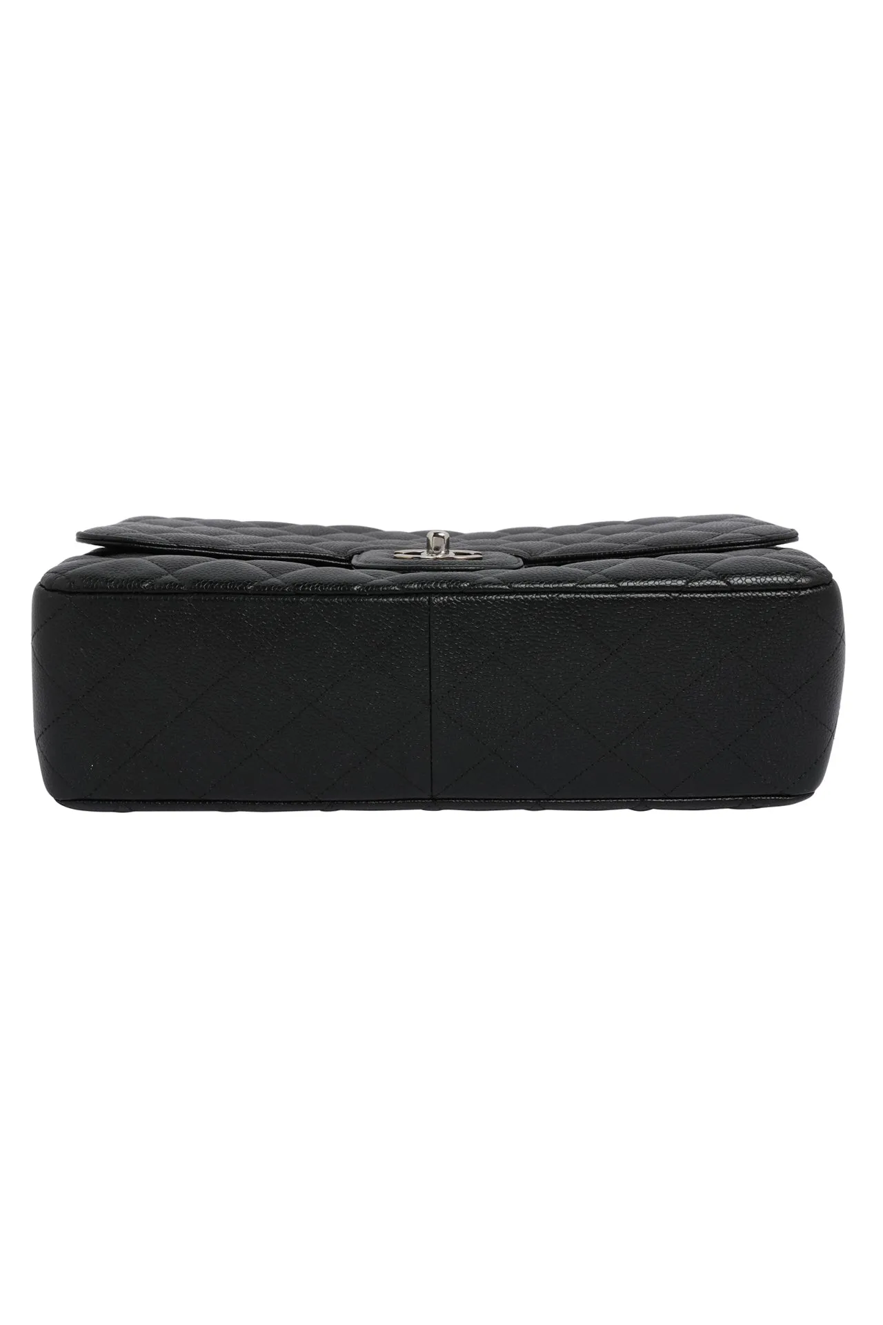 CHANEL Caviar Quilted Single Flap Bag Large