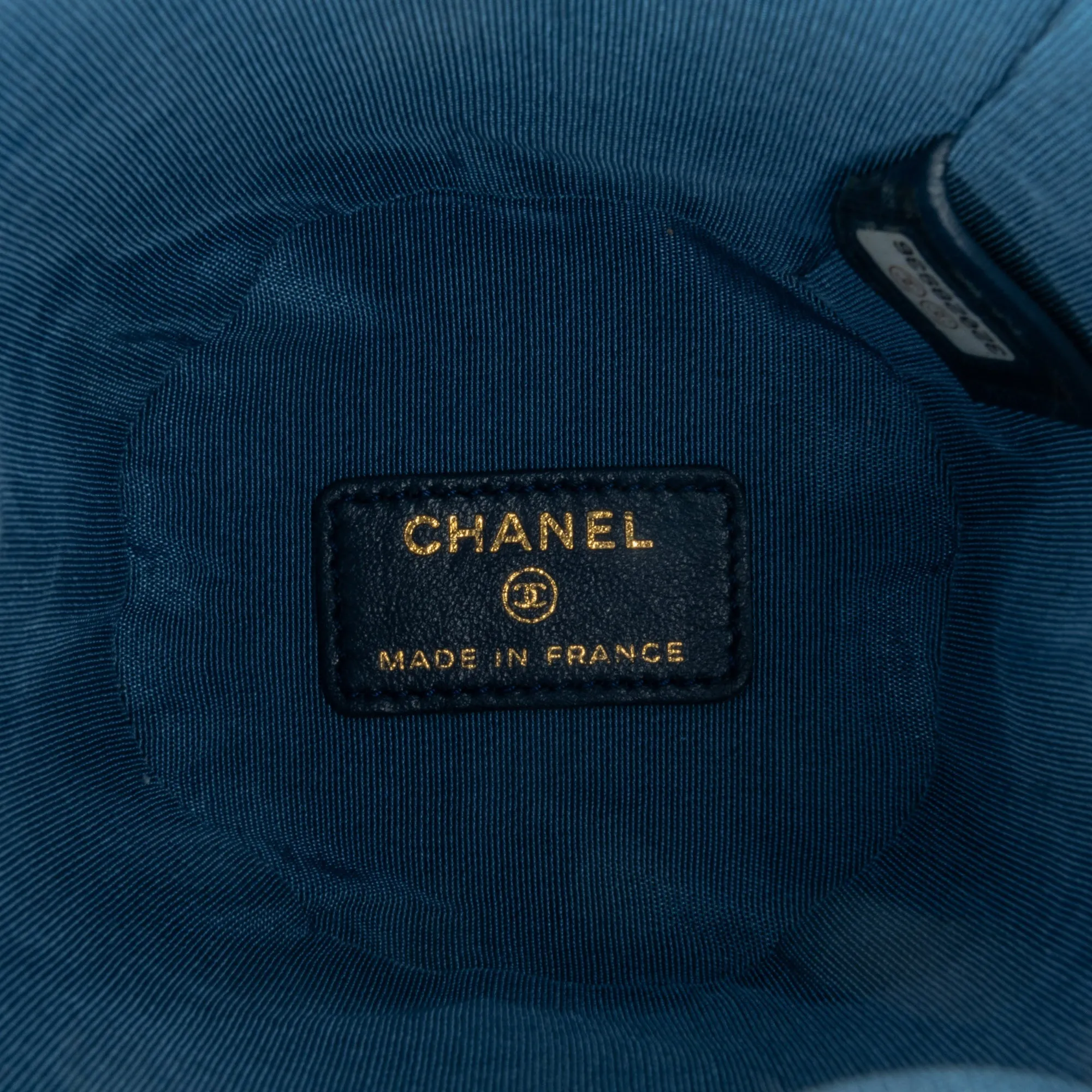 Chanel Mini Denim Mood Bucket with Chain (20509)