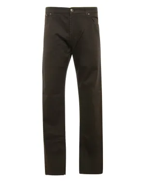 Chocolate Straight Leg Denim