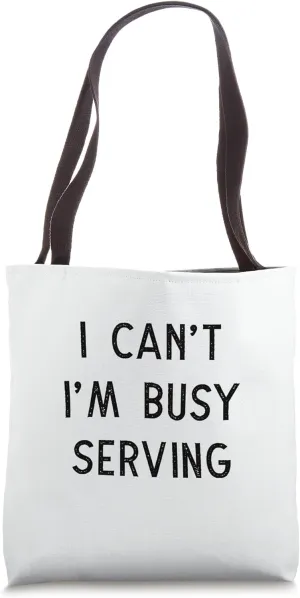 Christian Servant Heart Faith, Unique Idea for Server Tote Bag