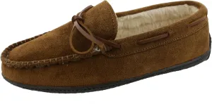 Clarks Men's Augusta Indoor Outdoor Faux Fur Slippers (9 M US, Brown Cow Suede)