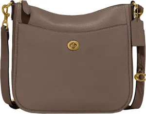 Coach Women's Polished Pebble Leather Chaise Crossbody