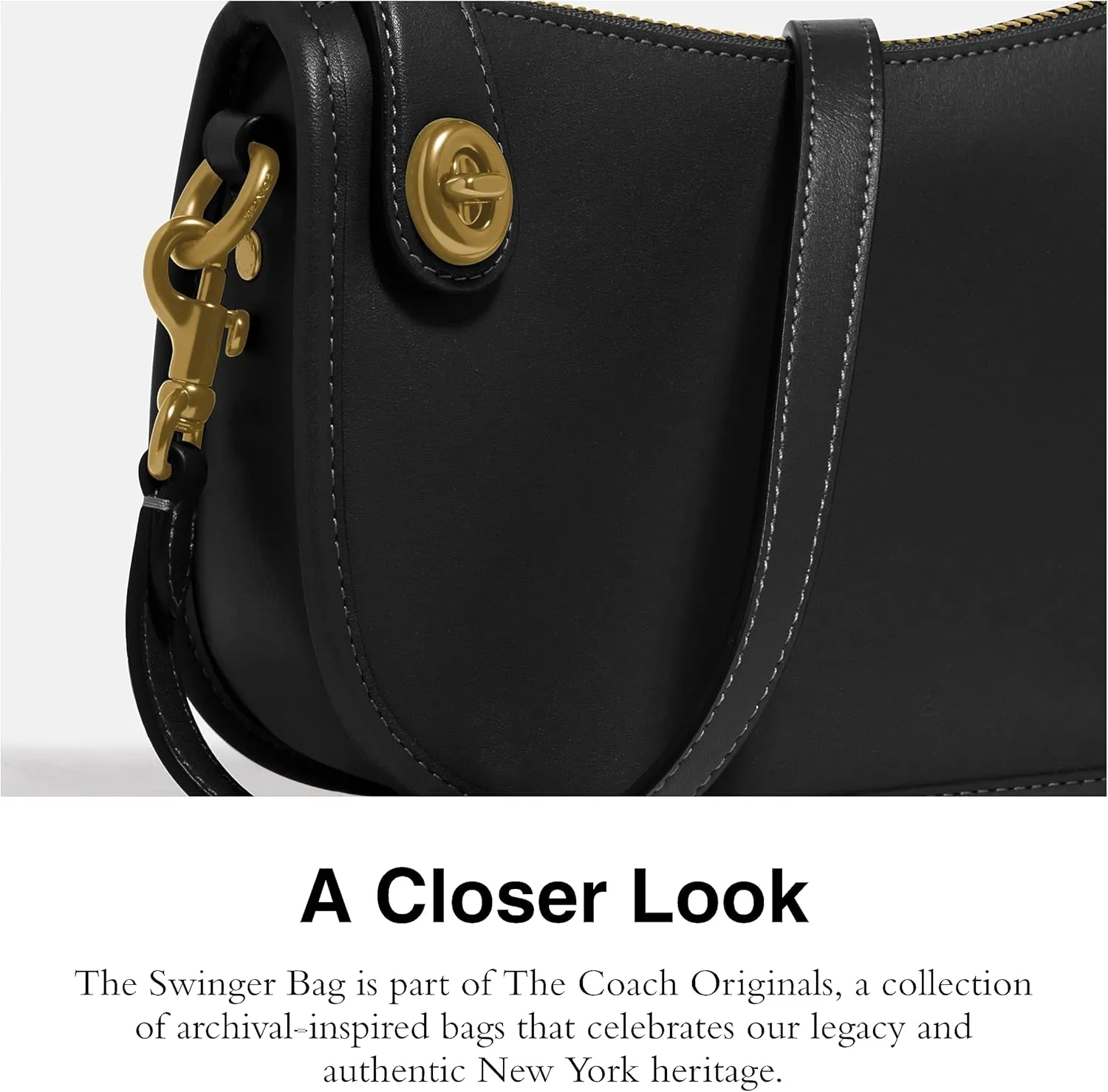Coach Women's The Coach Originals Glovetanned Leather Swinger