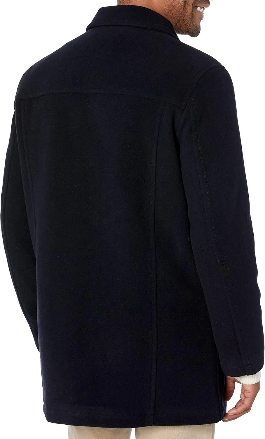 Cole Haan mens Wool Plush Car Coat