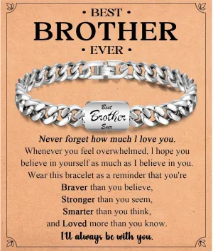 Cool Cuban Bracelet Gifts for Dad Grandpa Uncle New Dad to Be, Birthday Christmas Valentines Day Fathers Day Graduation Gifts for Men Him