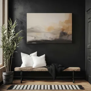 Copper Rustic Melody Print on Canvas