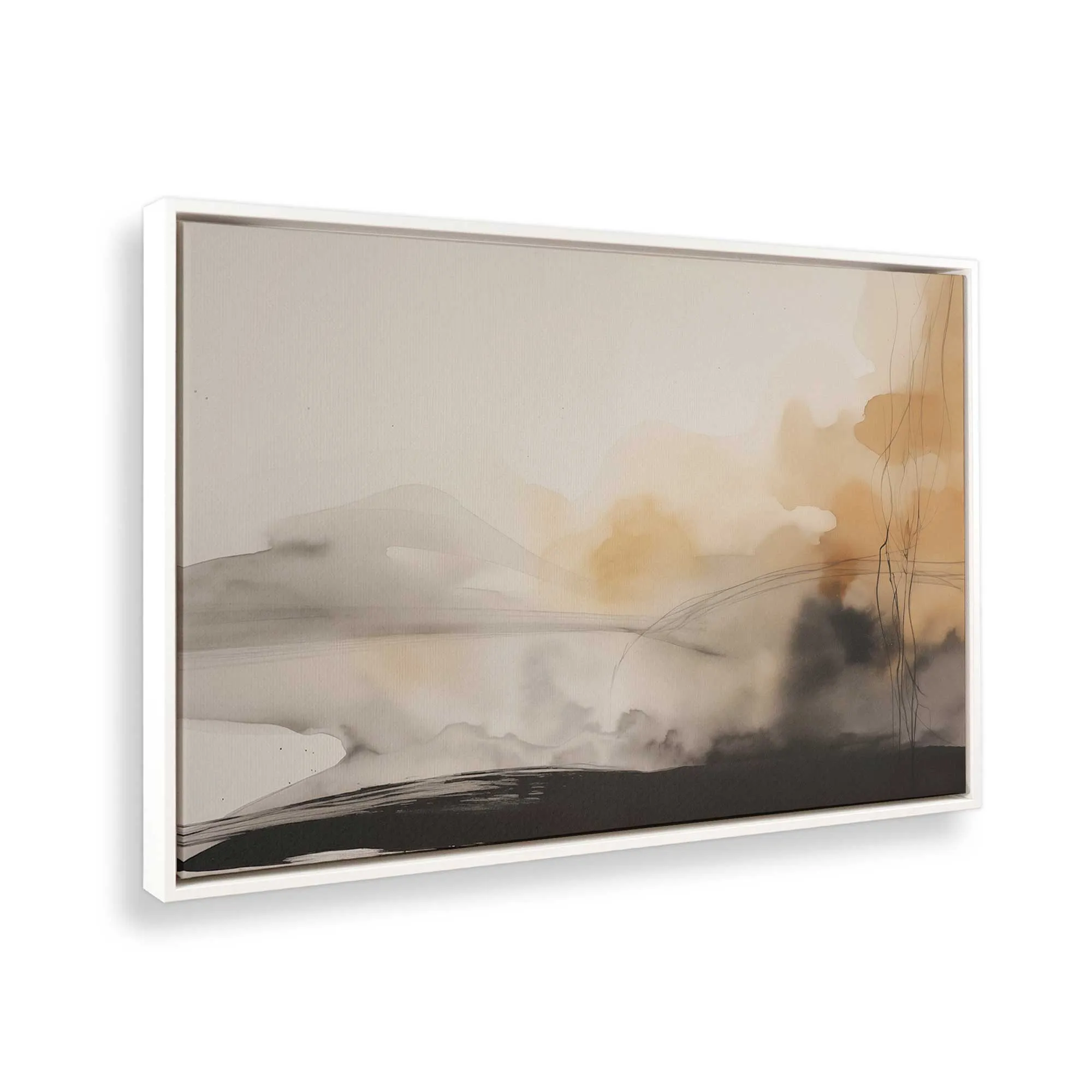 Copper Rustic Melody Print on Canvas