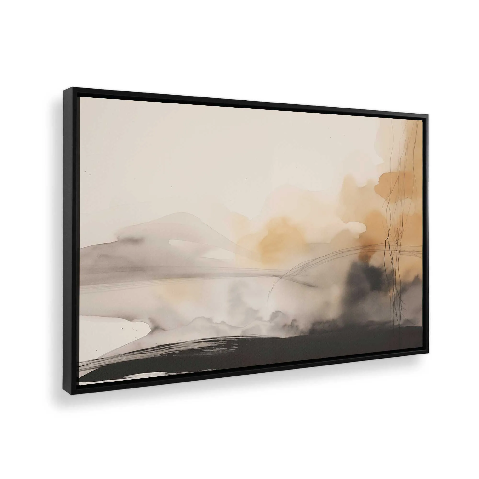 Copper Rustic Melody Print on Canvas