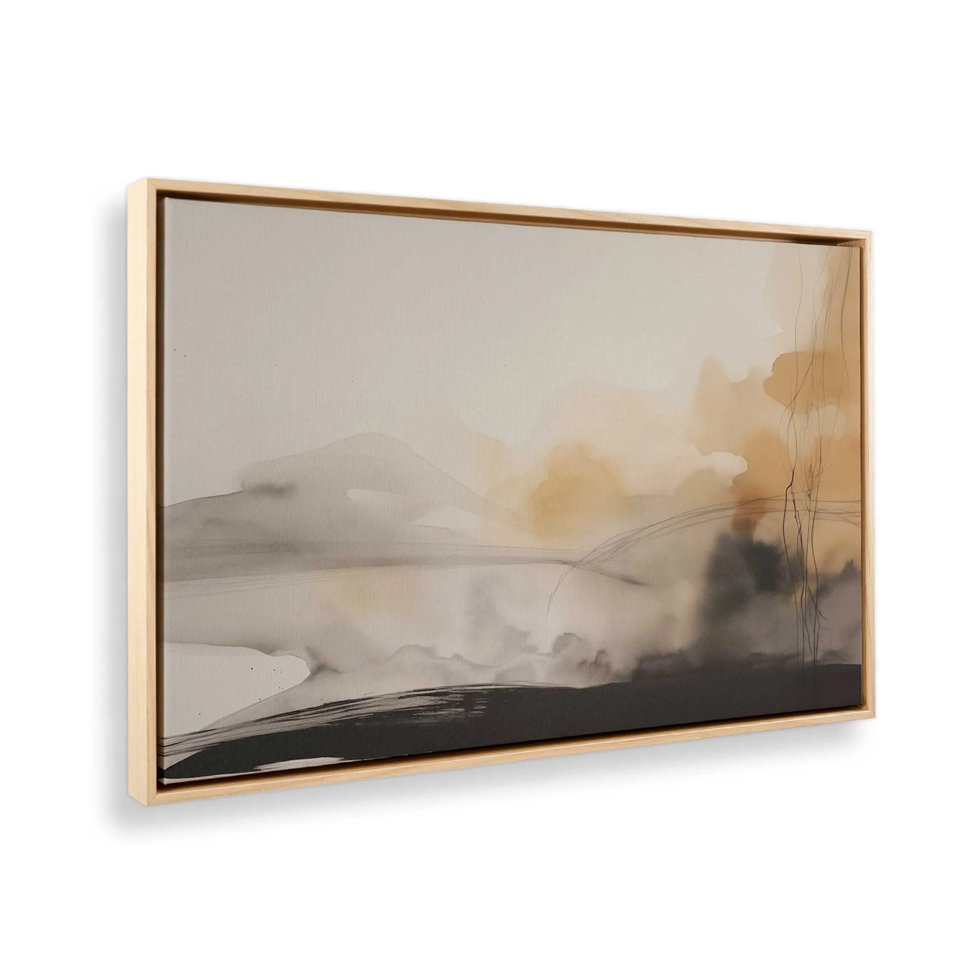 Copper Rustic Melody Print on Canvas