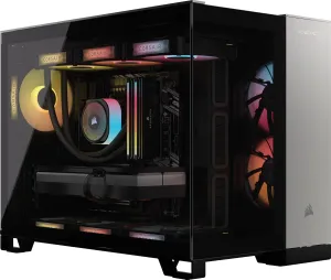 Corsair Vengeance a5100 Gaming PC – Liquid Cooled AMD Ryzen 7 7800X3D CPU – NVIDIA GeForce RTX 5080 GPU – 32GB Dominator Titanium RGB DDR5 Memory – 2TB M.2 SSD – Black