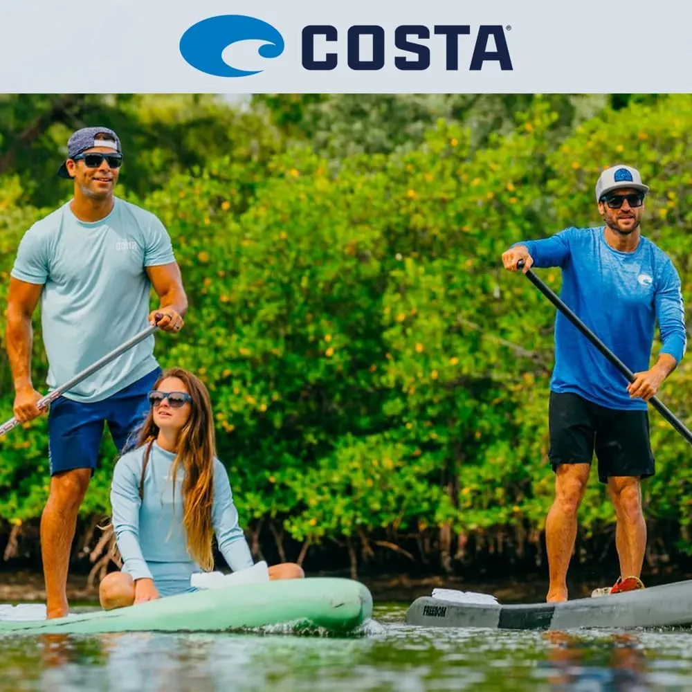 Costa Del Mar Men's Reefton Pro Rectangular Sunglasses