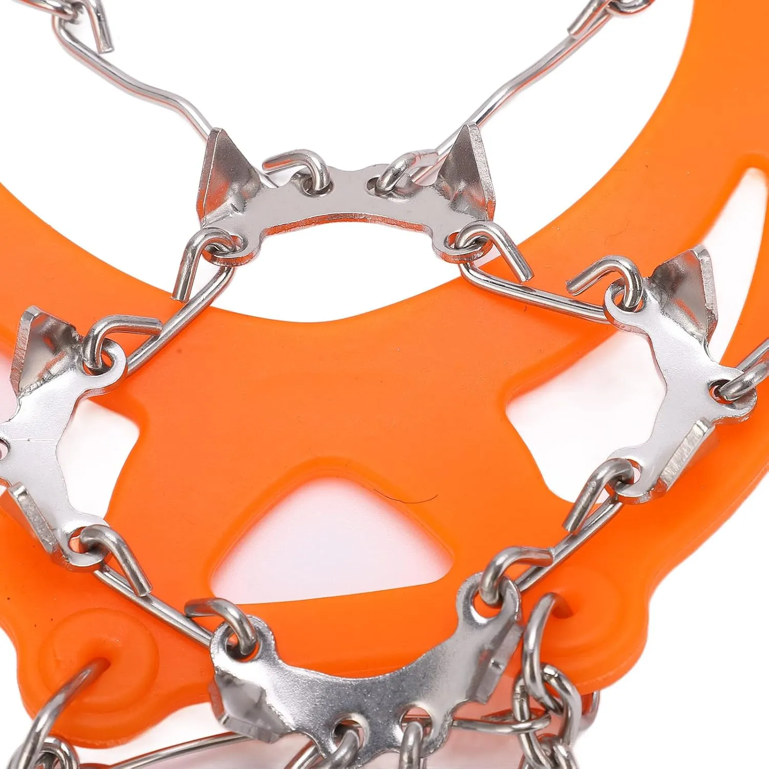 Crampons for Hiking, 12 Tooth for Hiking Micro Spikes with 2Pcs for Mountaineering