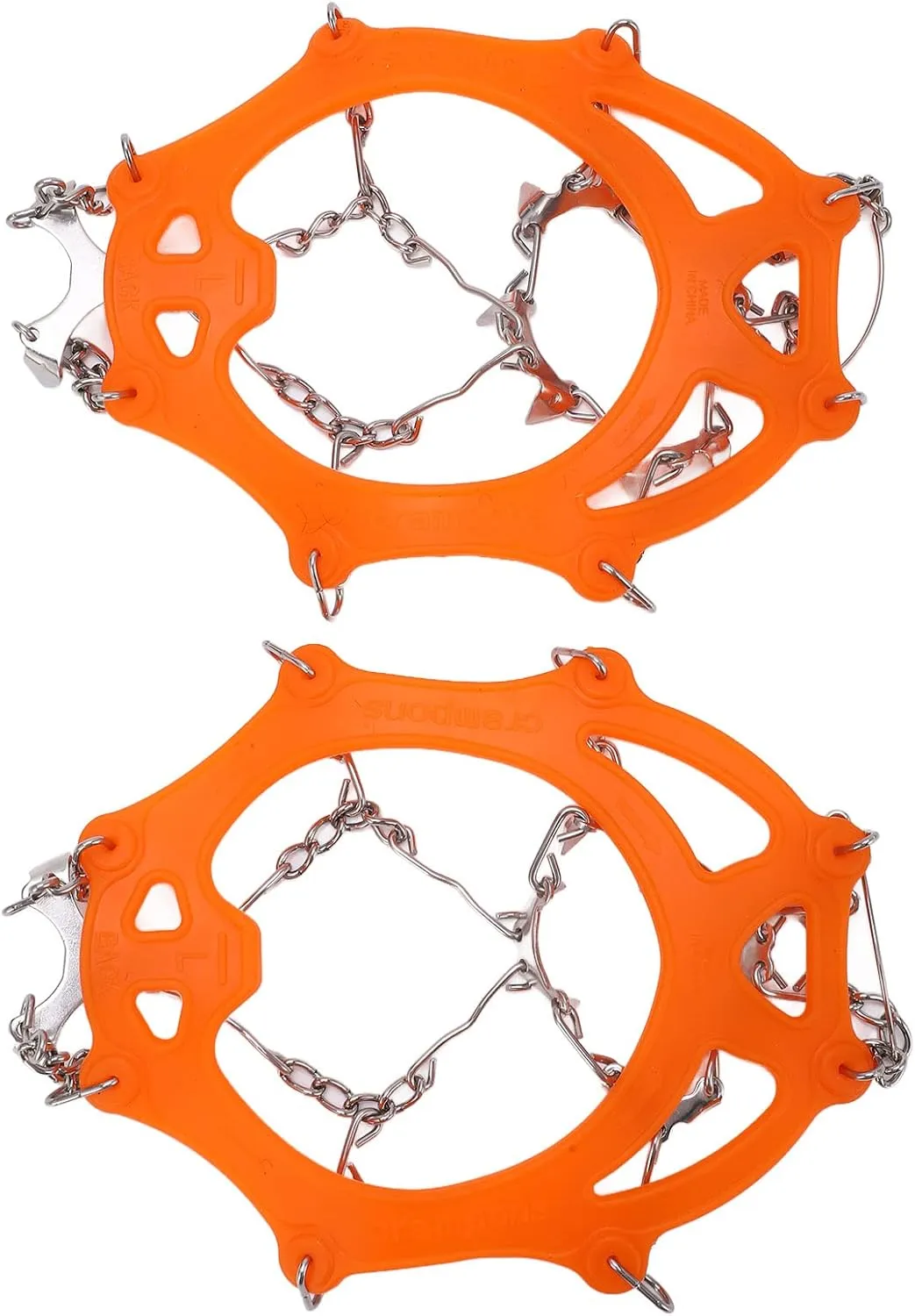 Crampons for Hiking, 12 Tooth with 2Pcs Micro Spikes for Hiking for Mountaineering