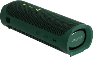 Creative MUVO Go Portable Waterproof Bluetooth 5.3 Speaker with Up to 18 Hours of Battery Life, IPX7 Waterproof, and Powerful Bass Performance, Wireless Stereo Link (Green)
