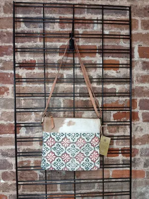 Crossbody w/ Canvas Fur