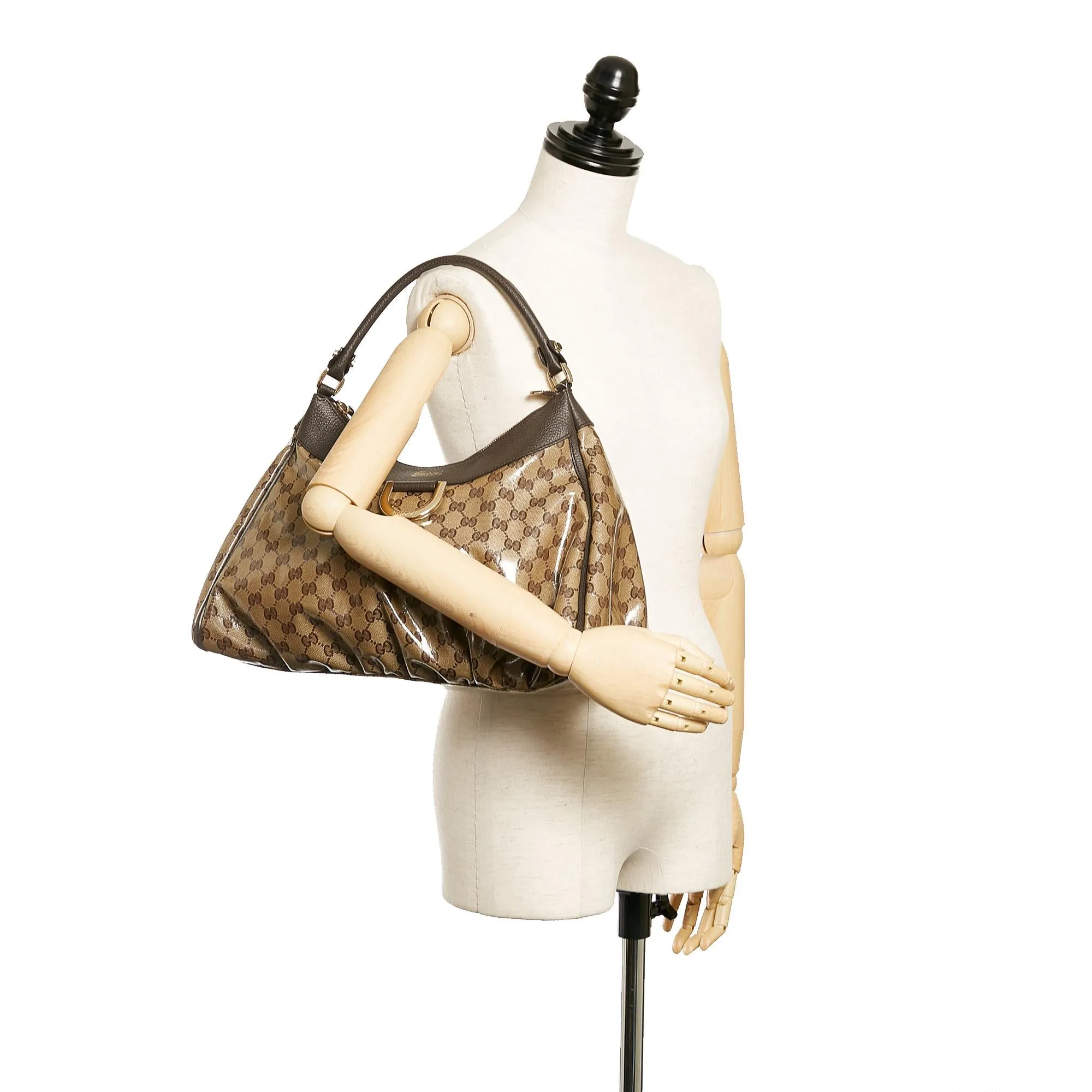 Crystal Gucci Shoulder Expiring soon Abbey D-Ring Minimalistic GG (SHG-27345) Bag